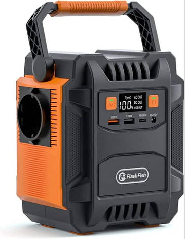 Зарядна станція (200W, 48000 мАг, 220В, USB, PD, 12В, ліхтар) FLASHFISH A201, фото 1