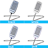 Ультраяскрава USB гнучка лампа світильник світлодіодна 28 LED ліхтар, фото 8