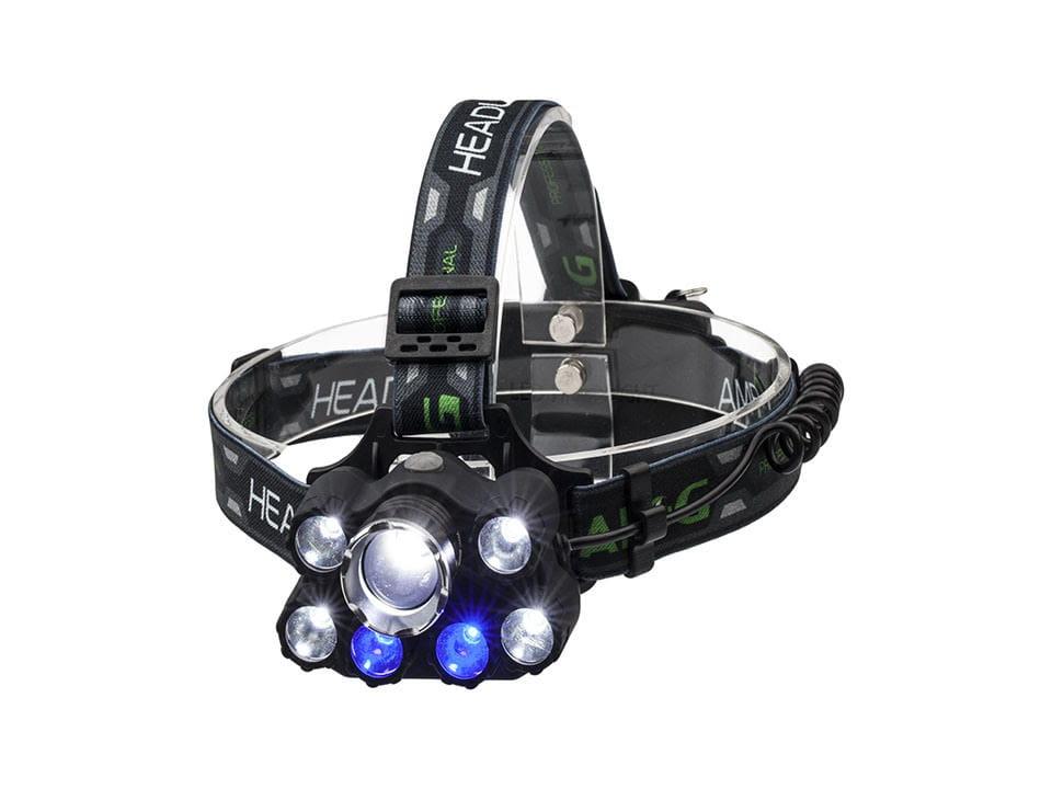Налобний ліхтар X-Balong 9LED XM-L T6+ZOOM+COB (діапазон до 1000 м ) LCZ-023