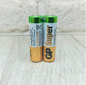 Батарейки GP Super Alkaline AA/LR06 1.5V упаковка 2 штуки