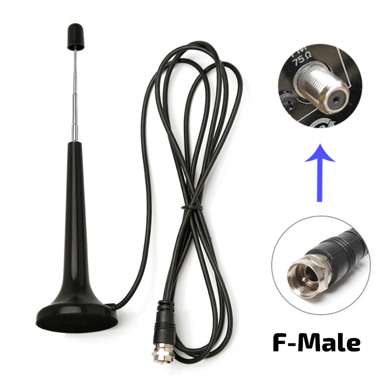Телескопическая Антенна 72-868 МГц 15dBi с Магнитом 12-36см F Male для ...
