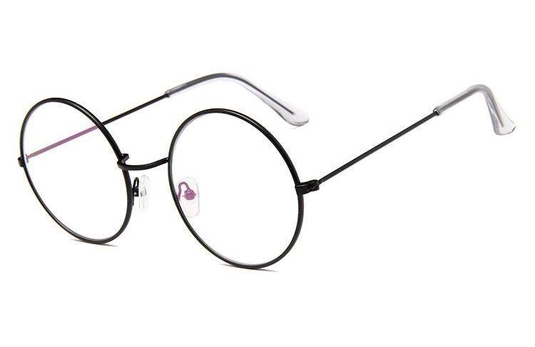 Имиджевые очки круглые flowerhorse G8 черные - фото 1 - id-p1062752649
