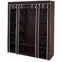 Тканинна шафа Hcx Storage Wardrobe Brown, 15045175 см, 68150