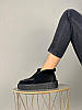 Жіночі зимові лофери ShoesBand Чорні натуральні замшеві всередині напіввовна і цигейка 40 (26 см) (S99441-1з), фото 7