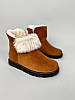 Жіночі зимові уггі ShoesBand Руді натуральні замшеві всередині овчина, дублянка 37 (24 см) (S73421-2з), фото 5