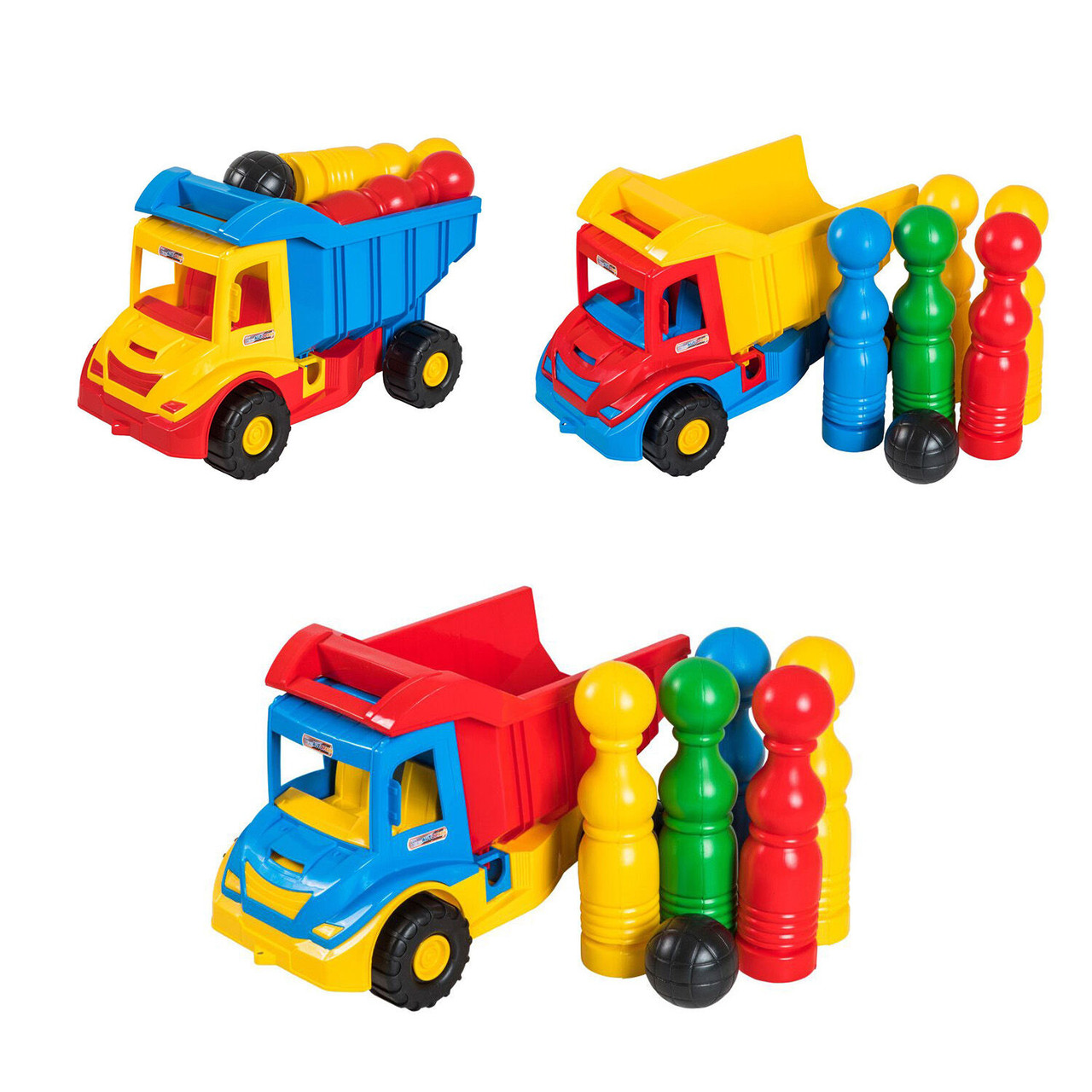 Игрушечная машинка Грузовик с кеглями"Multi truck" 36 см (Tigres) 39220 ...