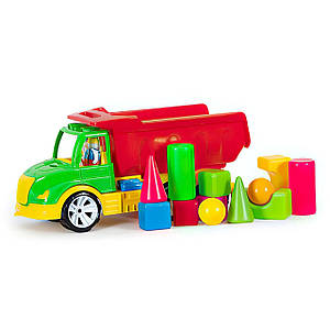 Ігровий набір Самоскид Mati будівельник із конструктором 009/15 "Bamsic"