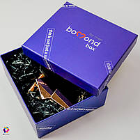 Подарункова коробка-бокс із друком та глянцевою ламінацією, 180х210х75 мм, фото 2