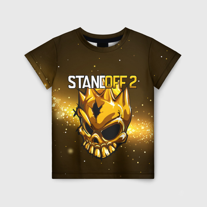 Футболка 3D з принтом "StandOff 2 Gold"