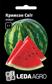 Насіння Кавуну Крімсон Світ 1г (Leda Agro), середньоранній сорт, стабільна врожайність та чудовий смак