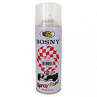 Акриловый лак спрей прозрачный Bosny 190 Clear Spray Paint 400мл