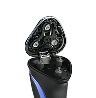 Мощная универсальная роторная электробритва VGR V-306, бритва для мужчин сухого и влажного бритья, GP1