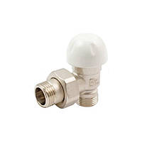 Кран кутовий під термоголову TIEMME 1/2*1/2 ПН