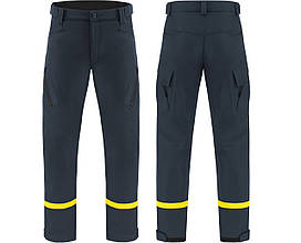 Брюки тактичні зимові теплі (на флісі) MILITARY ДСНС софтшелл темно-сині