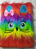 Блокнот хутряний "Киця" А5 80 арк