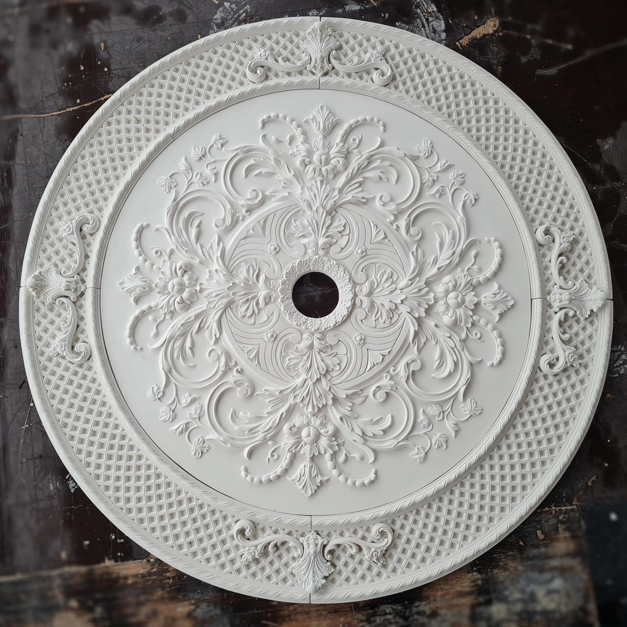 Купить Розетка потолочная из гипса р-250 а Ø1200 мм, классическая, с ...