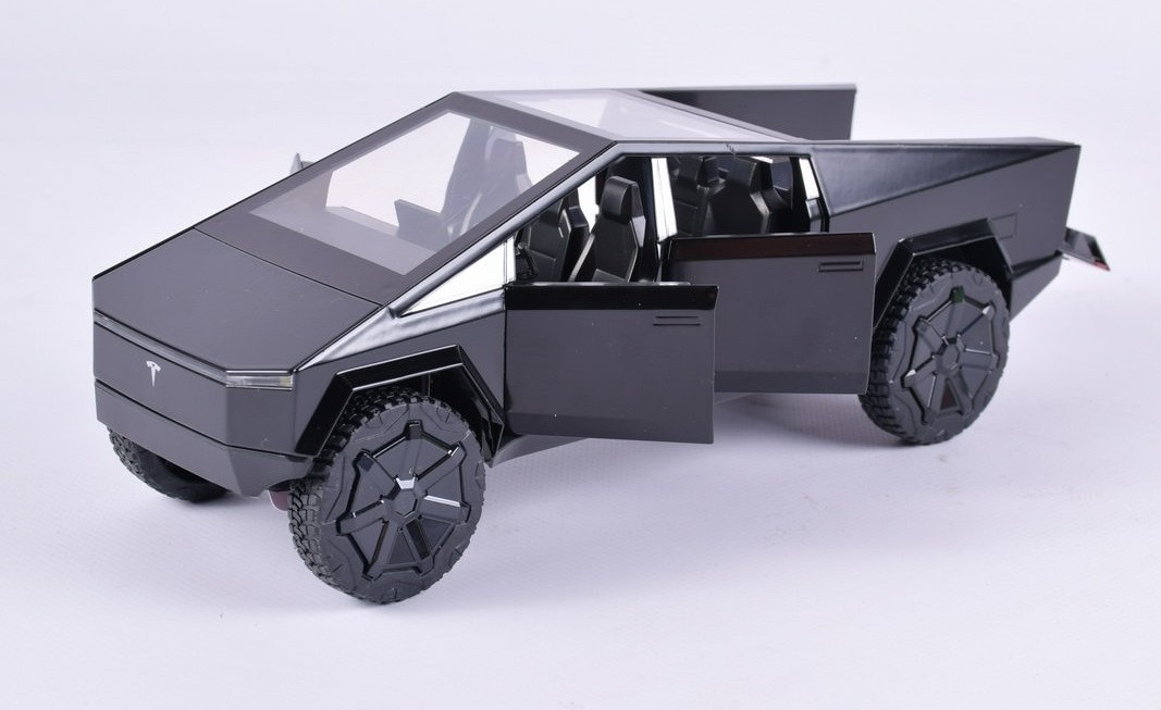 Металева машинка Tesla Cybertruck Тесла 1:24 зі світлом і звуком T777