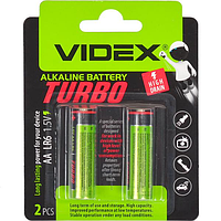 Батарейка щелочная Videx LR06/AA 2pcs Alkaline TURBO, 2 шт