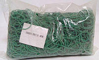 Резинки для денег №100 ( зелёная ) *1,5мм 1 кг "Plast" (1 пачка)