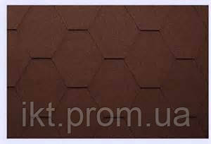 Бітумна черепиця Shinglas Classic KL Коричневий, Brown