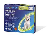Некс Гард Спектра протипаразитарний препарат проти бліх, кліщів і гельмінтів для собак 7,5-15 (1 таблетка)