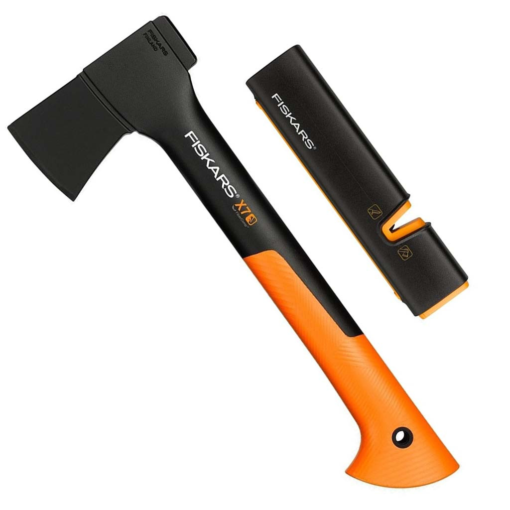 Fiskars Сокира універсальна XS X7 + точилка