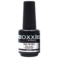 Топовое покрытие No Wipe Top Coat 15 мл. OXXI Professional без липкого слоя для гель-лака