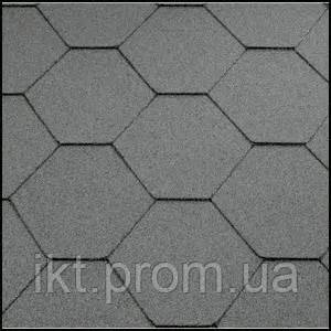 Бітумна черепиця Shinglas Classic KL Сірий, Grey
