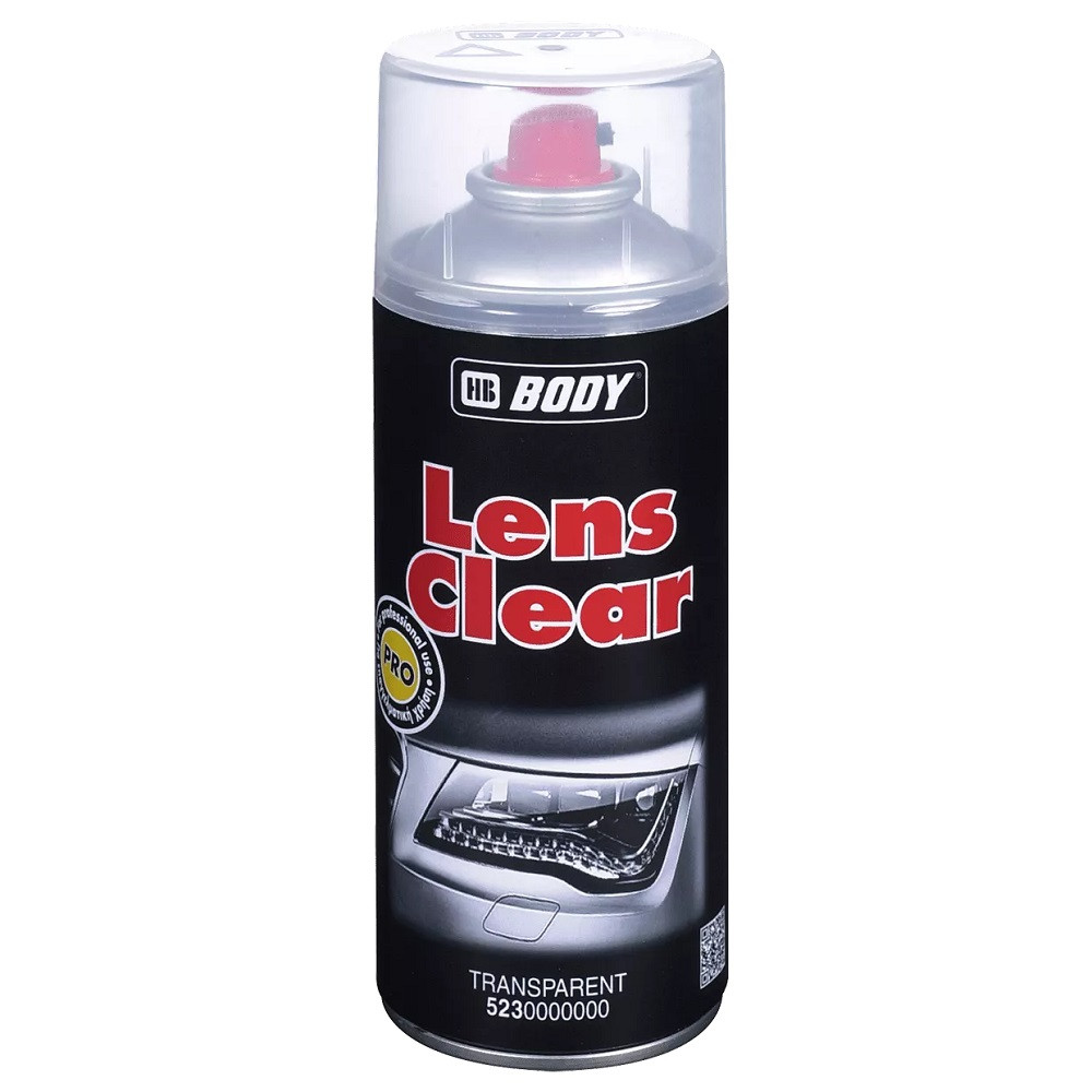 Захисний лак спрей для фар прозорий Body C423 Lens Clear 400мл