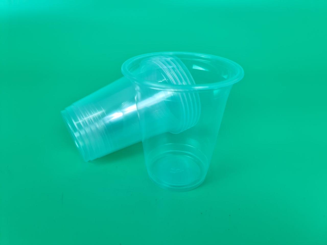 Склянка одноразова якРЕТ щільний, прозорий, 320 мл Андрекс (50 шт.), фото 1