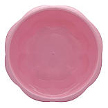 Миска пластикова Господарка 1,6 літра рожева Ø 21 см h=8 см (ПолімерАгро), фото 2