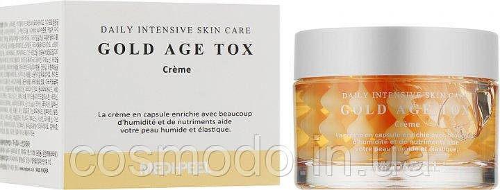 Антивіковий капсульний крем з екстрактом золотого шовкопряду Medi Peel Gold Age Tox Cream