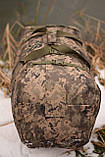 Сумка 130 літрів US армійська баул військовий. Піксель, фото 6