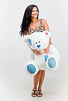 Плюшевий білий ведмедик 100см, Ведмедик м'який плюшевий подарунок, Милий ведмедик для дитини