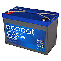 Аккумулятор AGM 110 Ач 12 В, Ecobat ECLC12-100