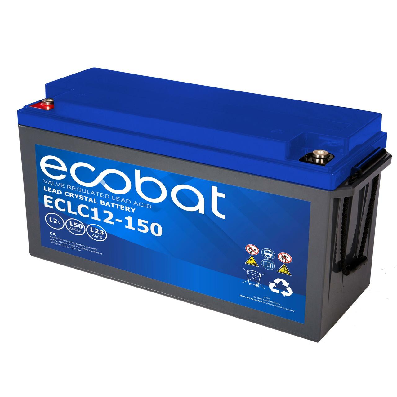 Акумулятор AGM 150 Аг 12 В, Ecobat ECLC12-150