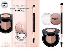 Набір для брів Anastasia Beverly Hills - Fluffy and Fuller Looking Brow Kit (Taupe)