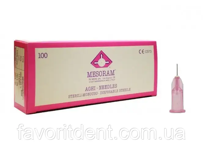 Голка для мезотерапії Mesoram 32G 0,23 х 4 мм (100 шт.)