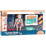 Ігровий набір доктора Людське тіло (20 елементів, на батарейках, екран зі світлом та звуком) H 326 A, фото 2