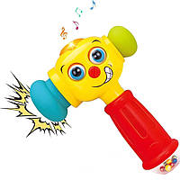 Музыкальная игрушка Молоток (подсветка, 2 режима, мелодии, английская озвучка, в коробке) 3115