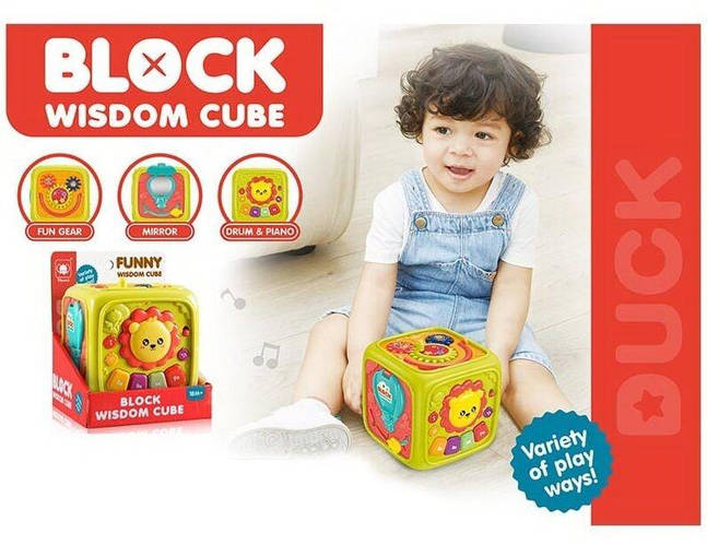 Интерактивная развивающая игрушка «Музыкальный куб» (мелодии) 821 (ID ...