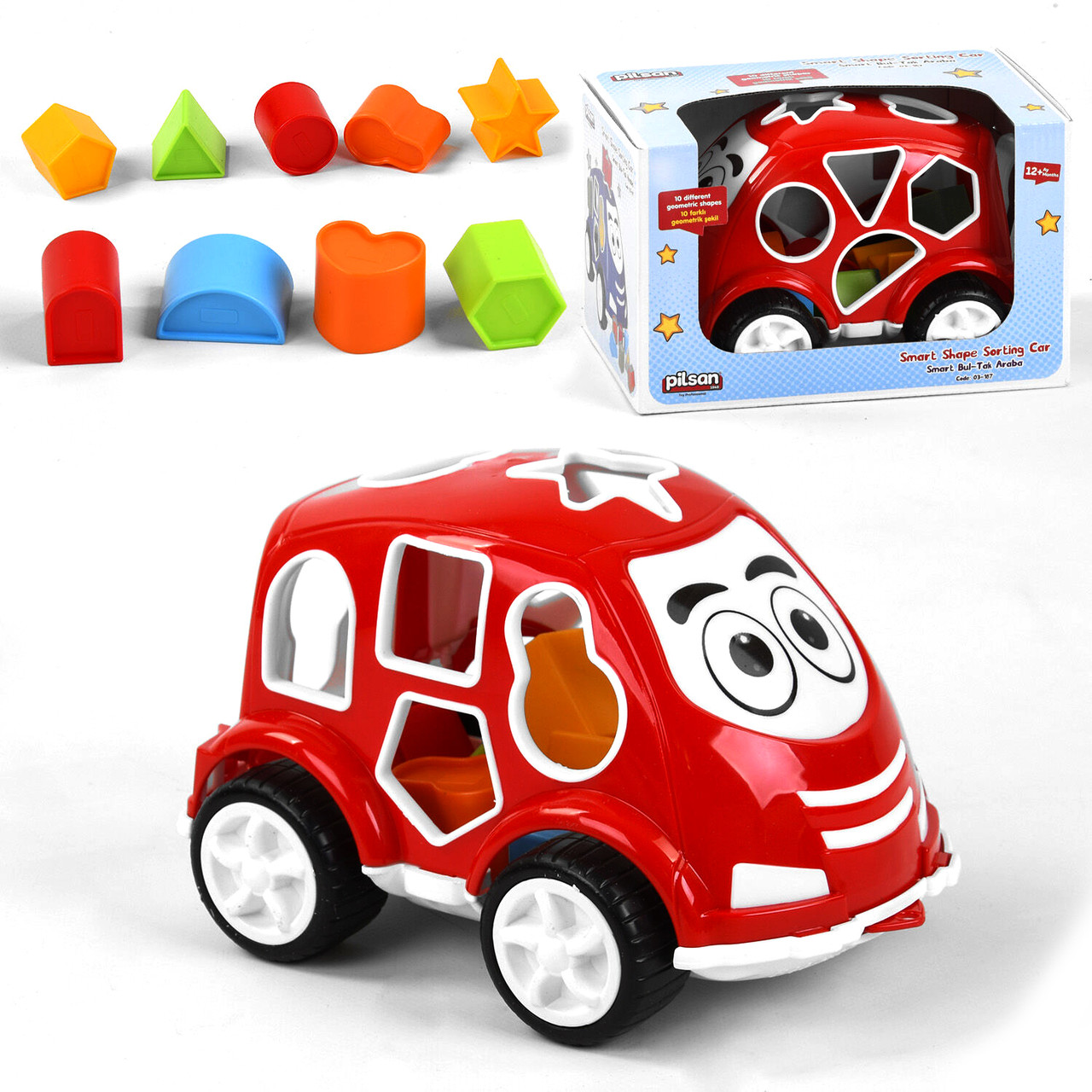 Машинка-сортер Smart Shape Sorter Car 03-187 Pilsan