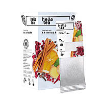 Чай пряний чорний у пакетиках Hello Tea Глінтвейн (20 х 3.2г)