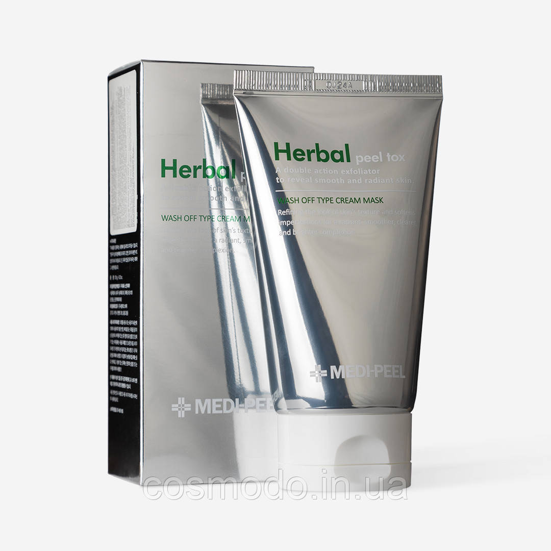 Заспокійливий пілінг-маска з ефектом детоксу Medi Peel Herbal Peel Tox