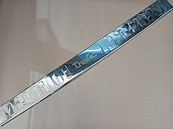 Накладка на задній бампер Renault Trafic