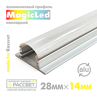 Алюминиевый профиль MagicLed ML-07 Premium для светодиодной ленты накладной
