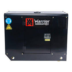 Генератор дизельний Warrior 12.5 kVa, дизель, максимальная потужність 11 000 Вт, 10 000 Вт