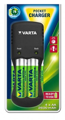 Зарядний пристрій Varta Pocket Charger + 4x2AA 2100