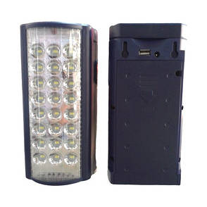Ліхтар світлодіодний акумуляторний Fujita/Almina 24 Led з повербанком, аварійне освітлення, фото 2