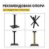 Стільниця квадратна 50х50 см з ясену, фото 9